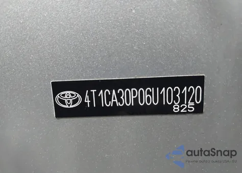 2006 Toyota Camry Solara Se V6 из США, поврежденный, VIN 4T1CA30P06U103120